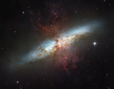 Hubble's view of M82