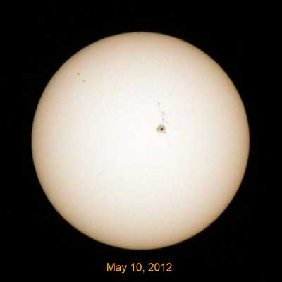 Sun on May 10, 2012