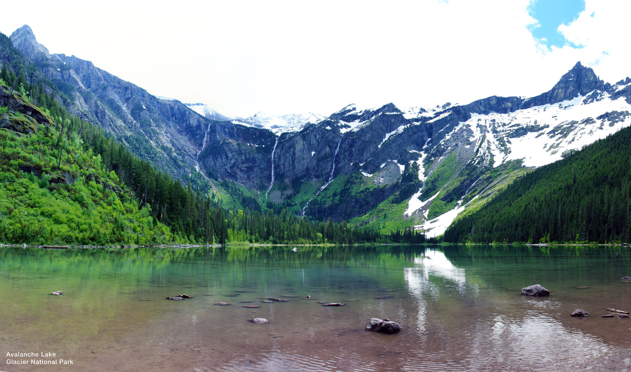 Avalanche Lake at Glacier National Park