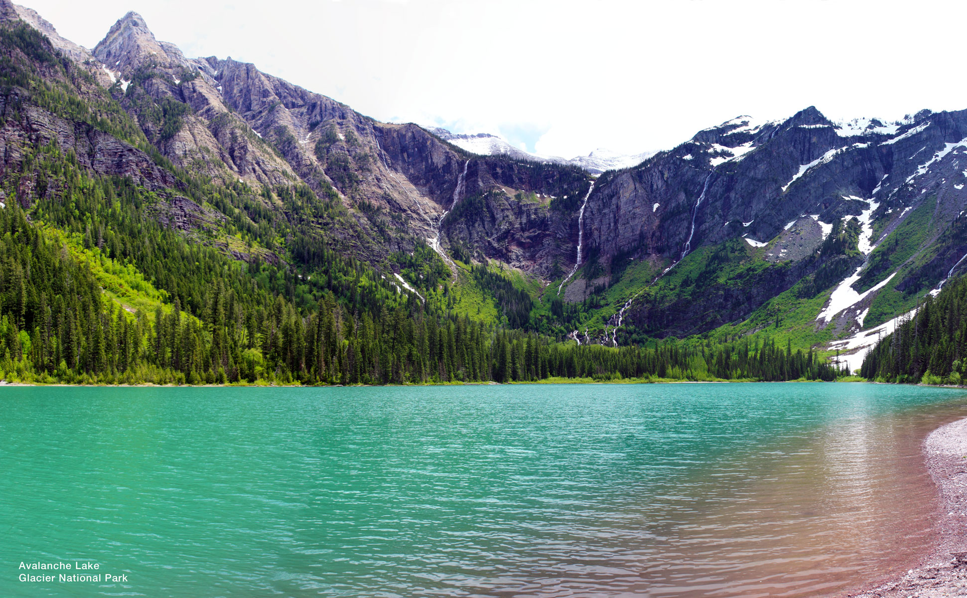 Avalanche Lake at Glacier National Park