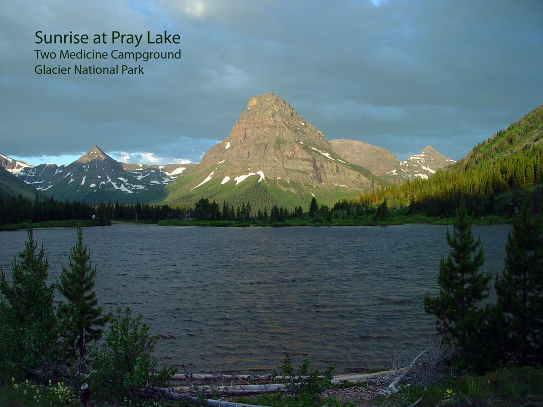 Pray Lake Glacier National Park
