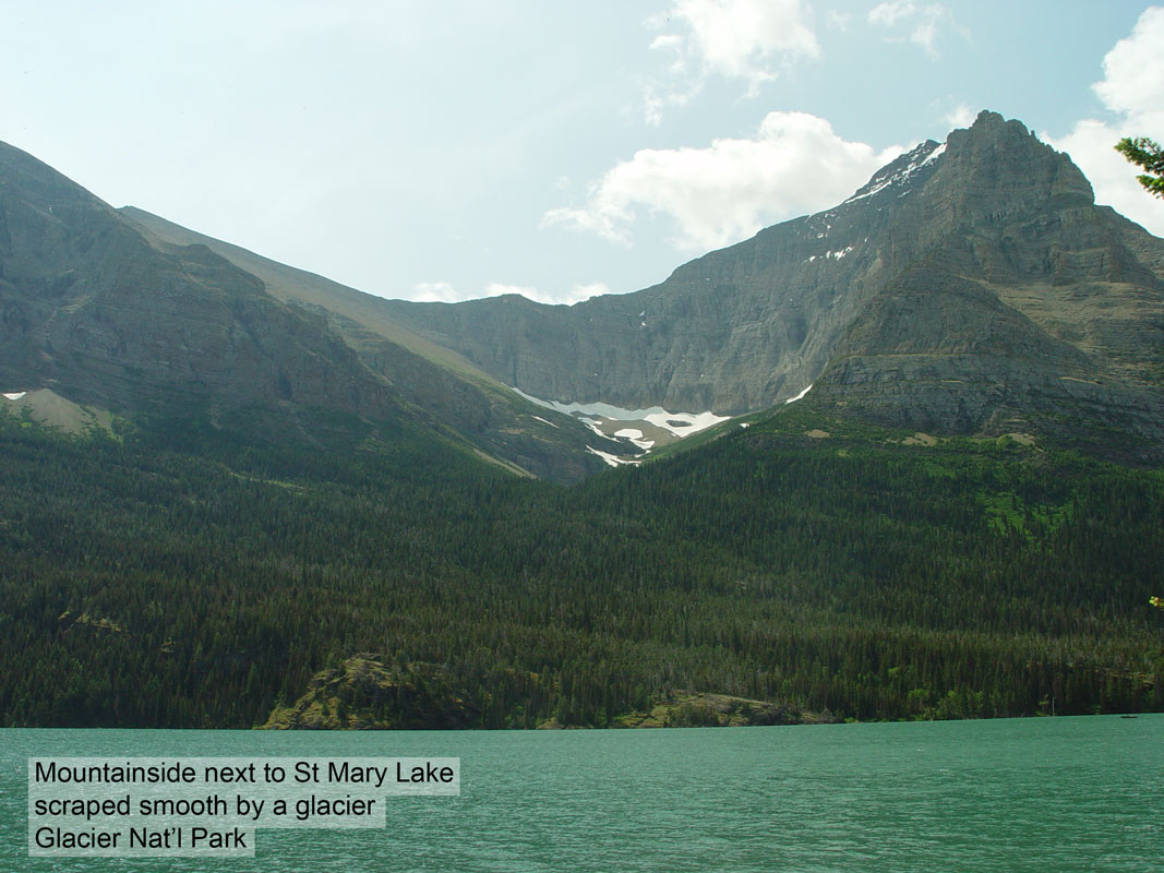 Looking across St Mary Lake from Sun Point Nature Trail  Glacier National Park
