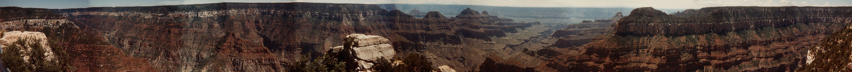 Grand Canyon north rim showing Mt Hayden