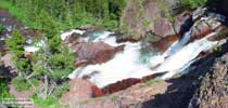 Redrock Falls Glacier NP