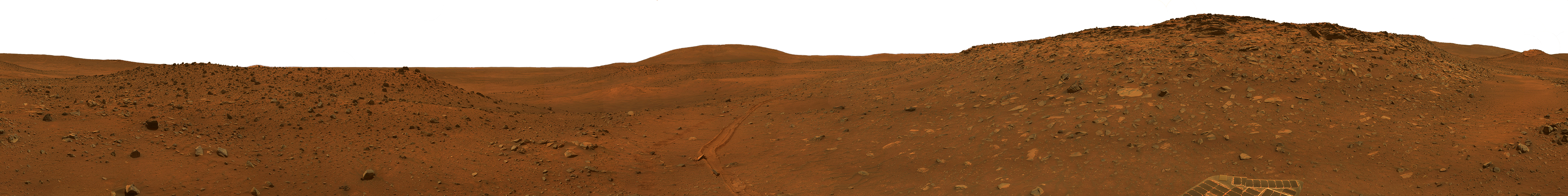 MER Spirit at Troy on Husband Hill in Gusev Crater