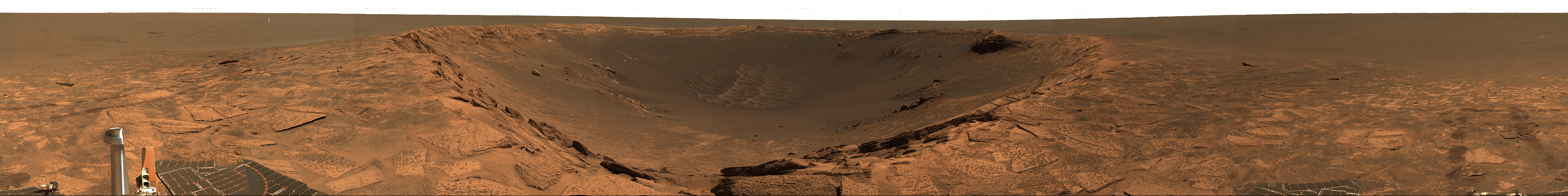 MER Opportunity at Endurance Crater