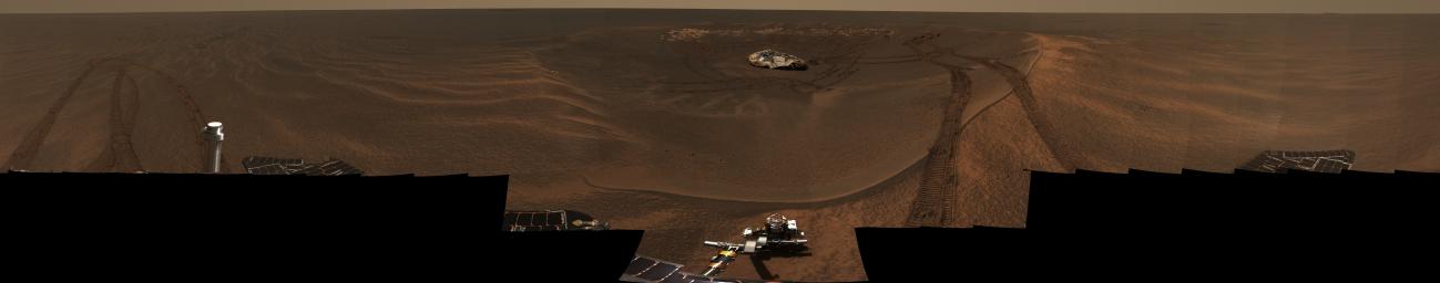 Mars panorama from Opportunity