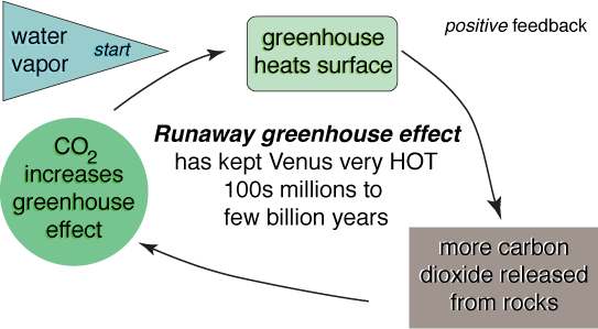 runaway greenhouse positive feedback