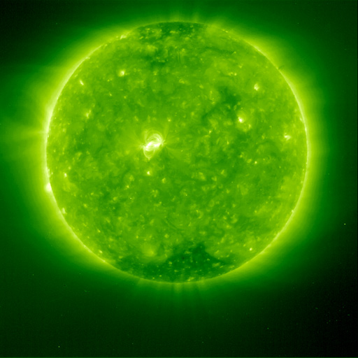 extreme UV image from SOHO