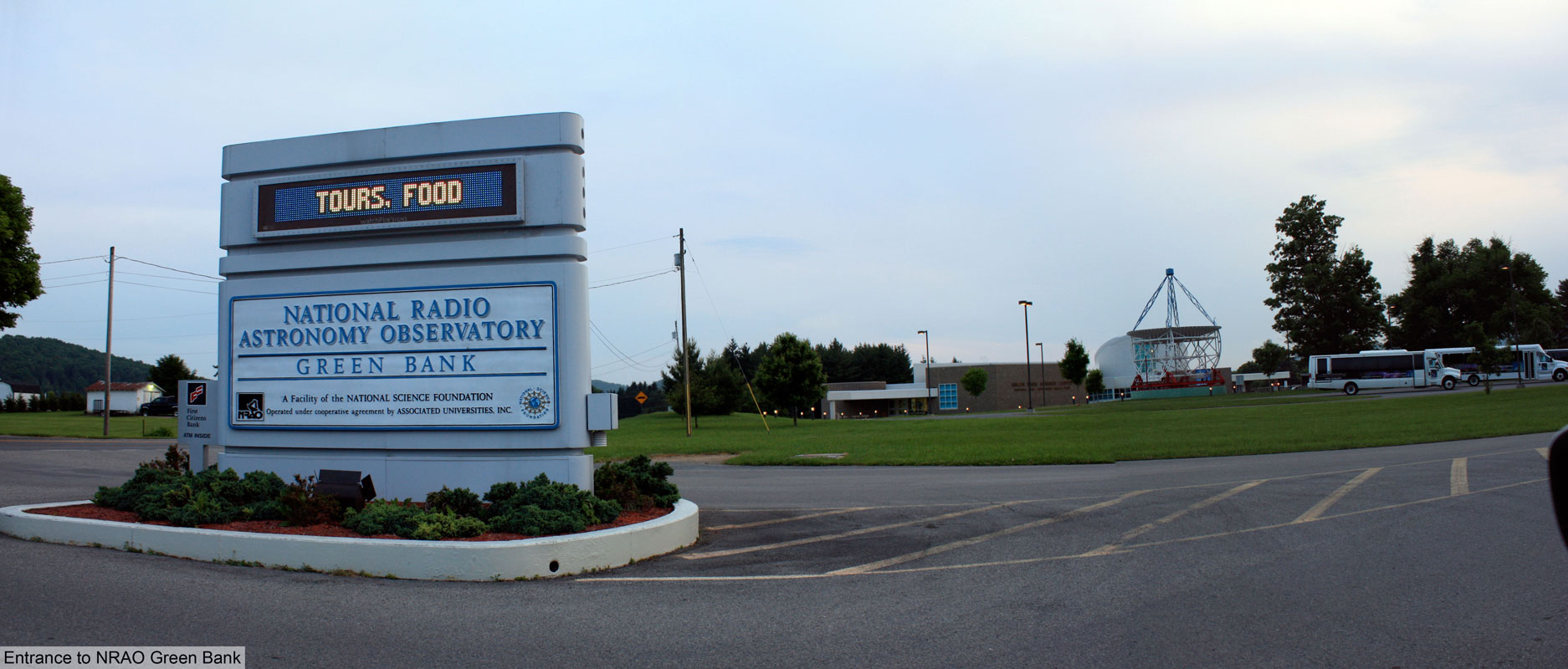 Entrance to NRAO Green Bank