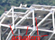 actuators on the underside of the GBT dish panels