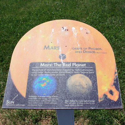 Mars plaque NRAO Green Bank