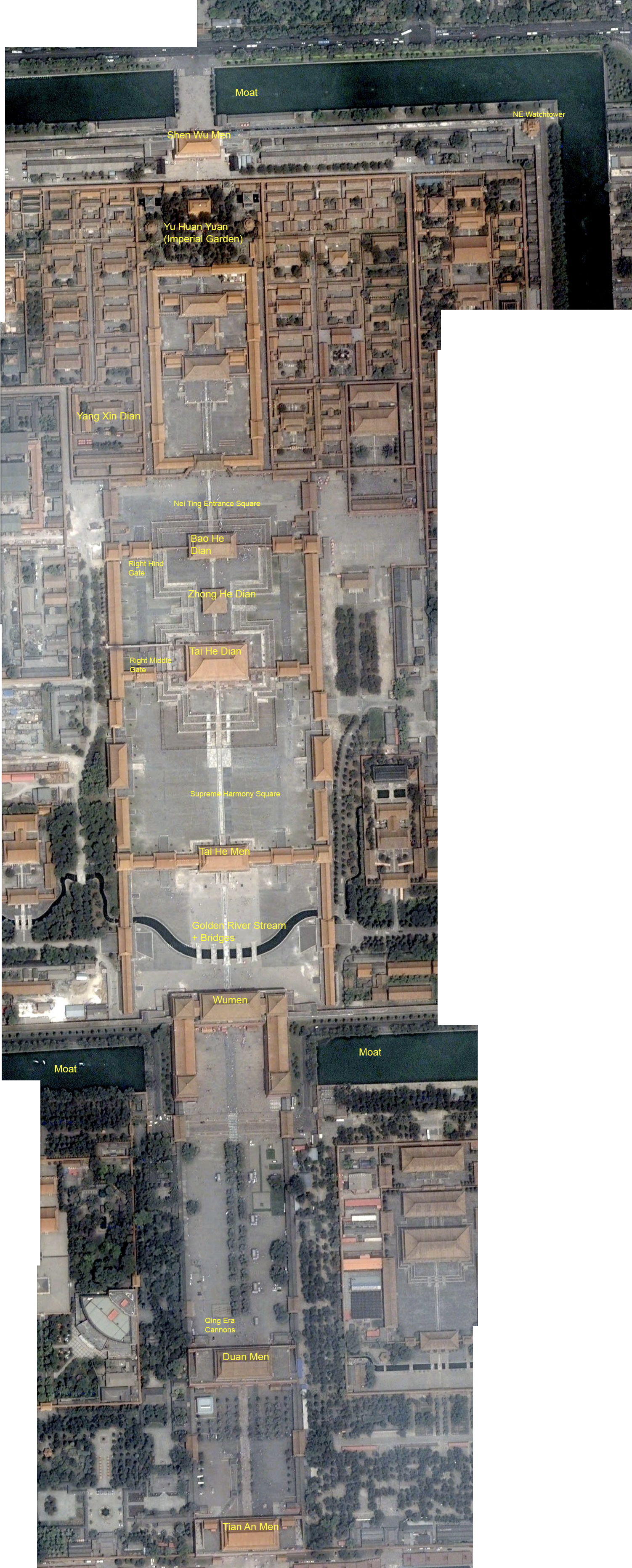 Forbidden City Map