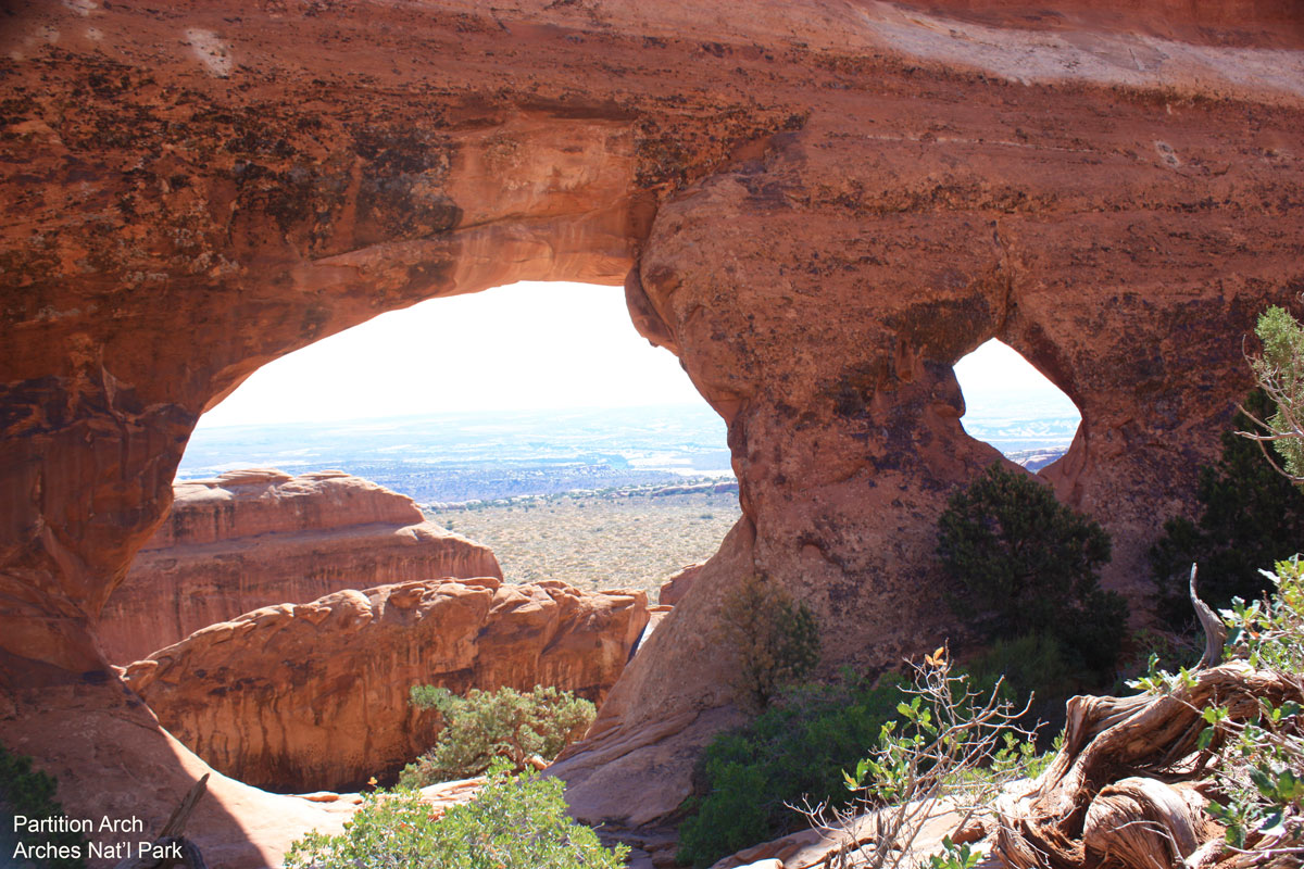 backside of Partition Arch