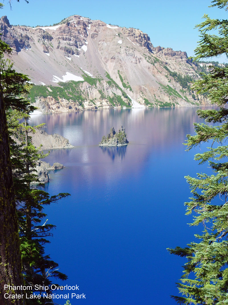 Phantom Ship Crater Lake from Phantom Ship Overlook