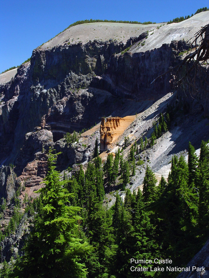 Pumice Castle Crater Lake