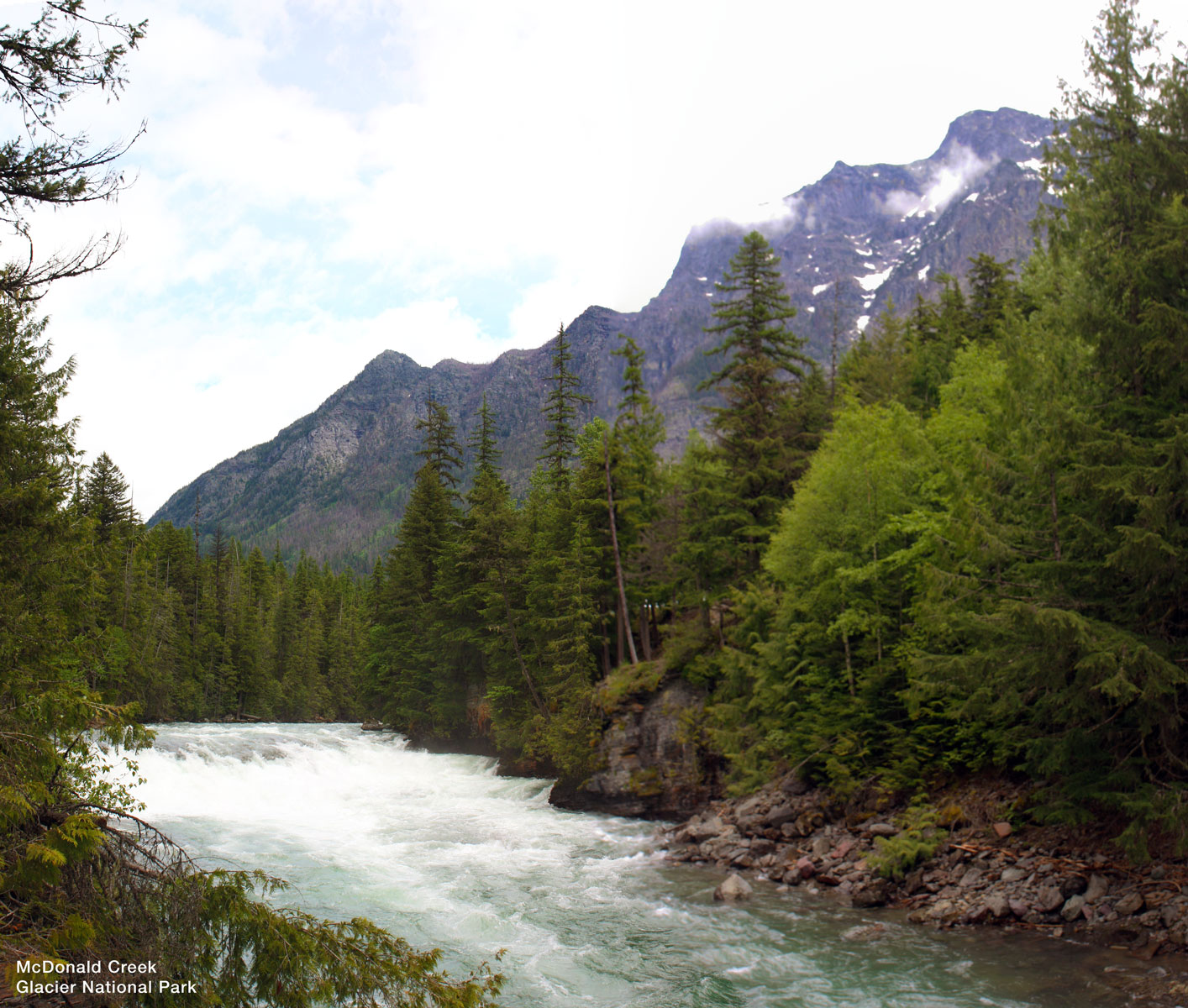 McDonald Creek at Glacier National Park