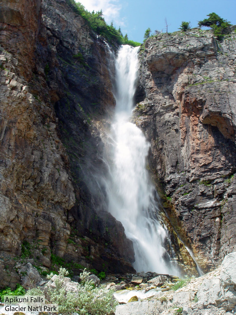 Apikuni Falls Glacier National Park