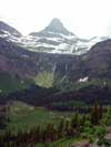 Spring runoff below glacial horn Glacier NP