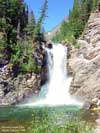 Running Eagle Falls Glacier NP