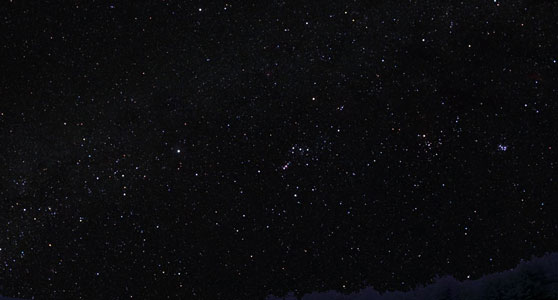 winter sky stars
