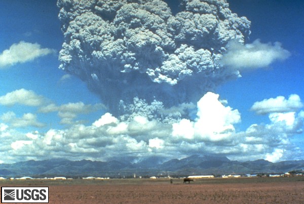 Mt Pinatubo blows its top