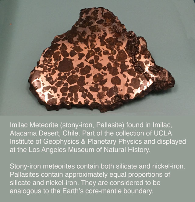 Imilac stony-iron meteorite