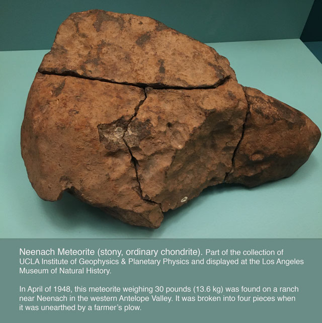 Neenach stony meteorite