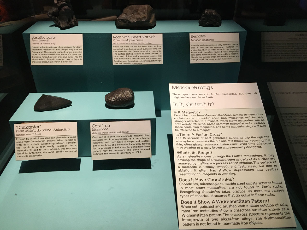 Meteor-wrongs: Earth rocks that look like meteorites