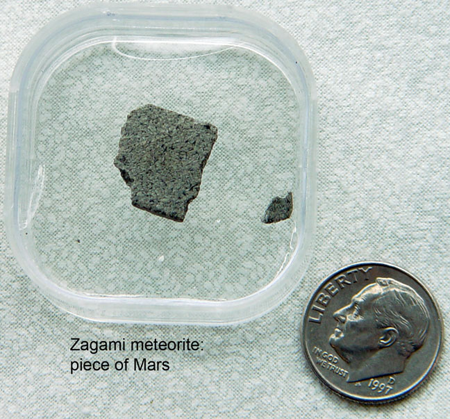 Zagami meteorite is a piece of Mars
