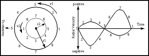 constructing a radial velocity curve