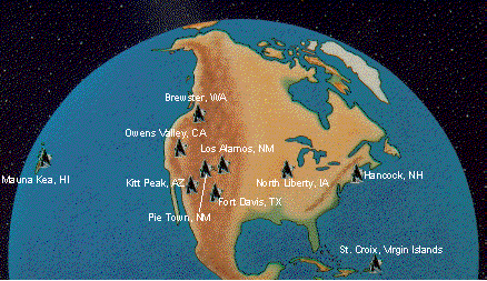 VLBA sites